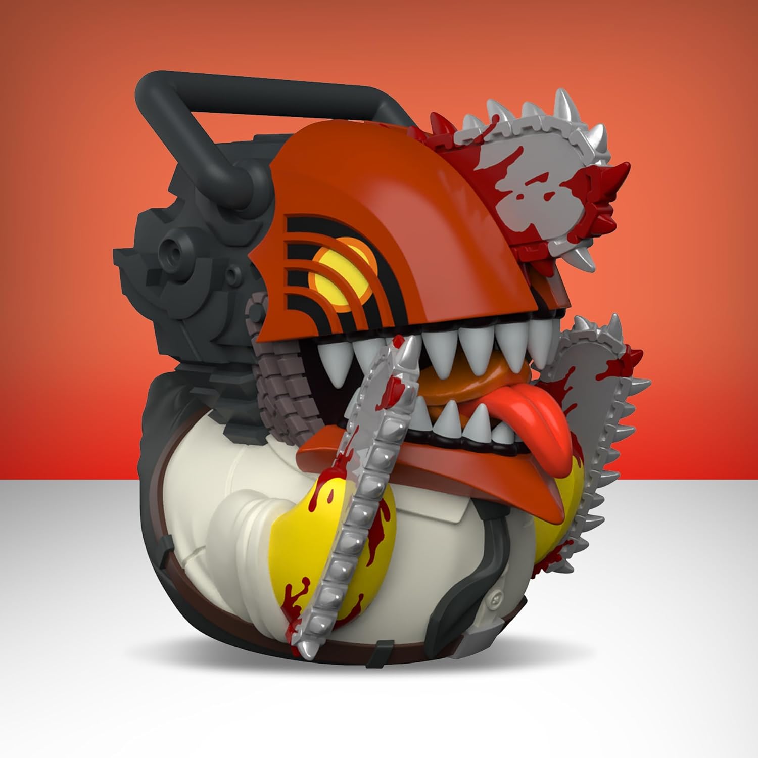 TUBBZ Erstausgabe: Chainsaw Man Cosplaying-Gummiente Vinylfigur