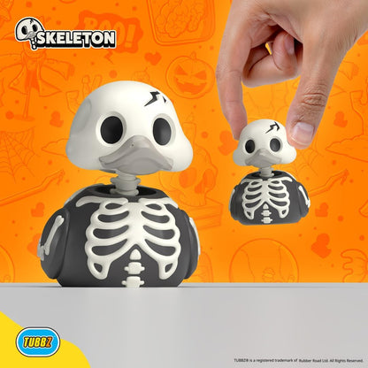TUBBZ Erstausgabe: Halloween - Skelett Im Dunkeln leuchten als Cosplaying-Gummiente Vinylfigur