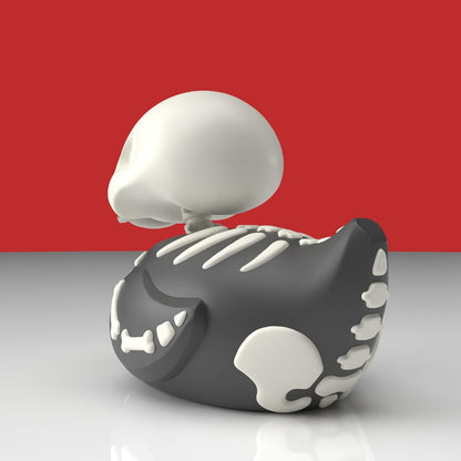 TUBBZ Erstausgabe: Halloween - Skelett Im Dunkeln leuchten als Cosplaying-Gummiente Vinylfigur