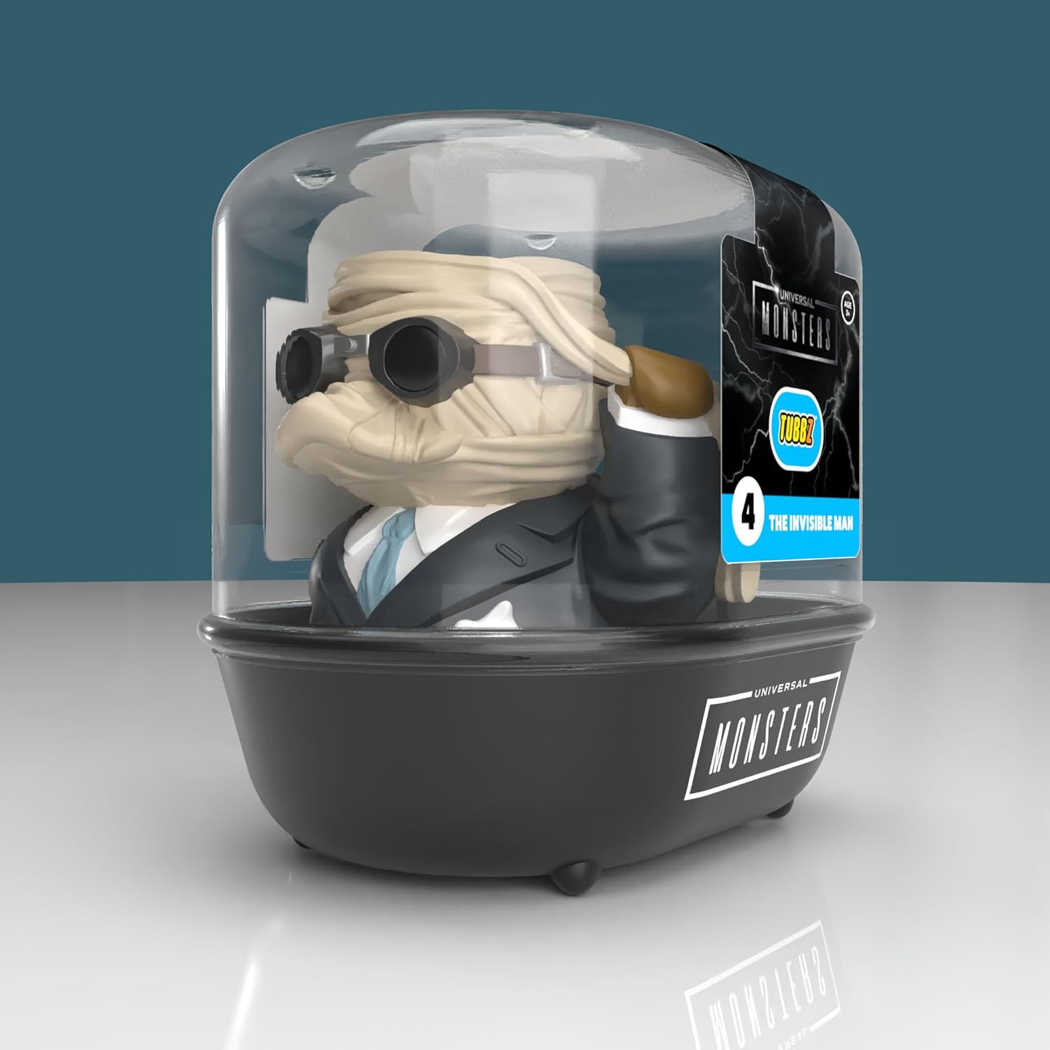 TUBBZ Erstausgabe: Universal Monsters - Invisible Man als Cosplaying-Gummiente Vinylfigur