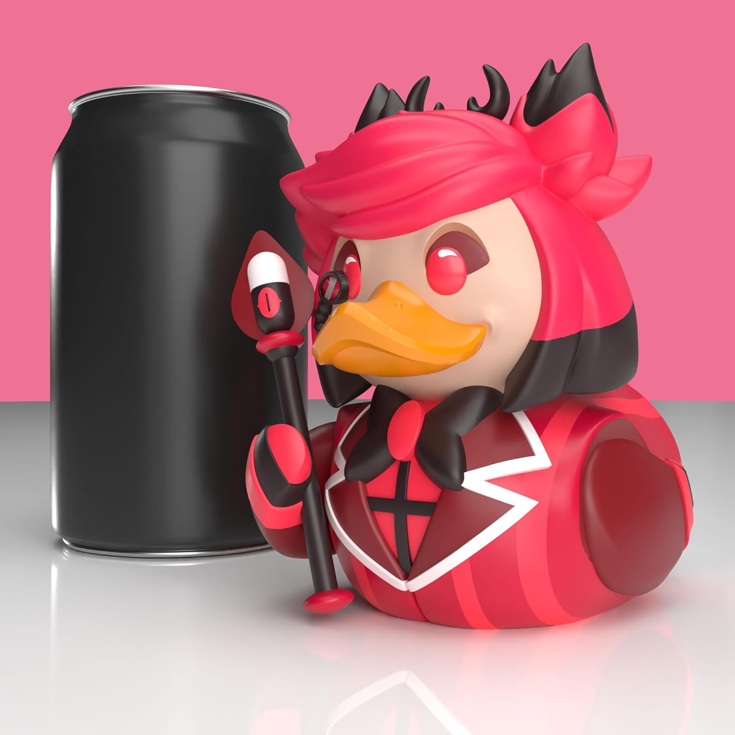 TUBBZ Erstausgabe: Hazbin Hotel - Alastor als Cosplaying-Gummiente Vinylfigur