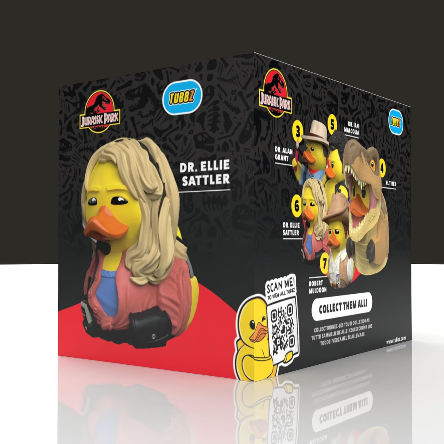 TUBBZ Box-Ausgabe: Jurassic World - Dr Ellie Sattler als Cosplaying-Gummiente Vinylfigur