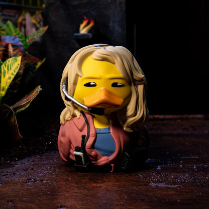TUBBZ Box-Ausgabe: Jurassic World - Dr Ellie Sattler als Cosplaying-Gummiente Vinylfigur