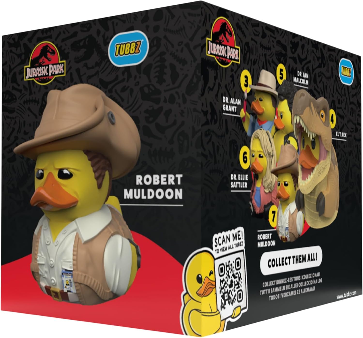 TUBBZ Box-Ausgabe: Jurassic World - Robert Muldoon als Cosplaying-Gummiente Vinylfigur