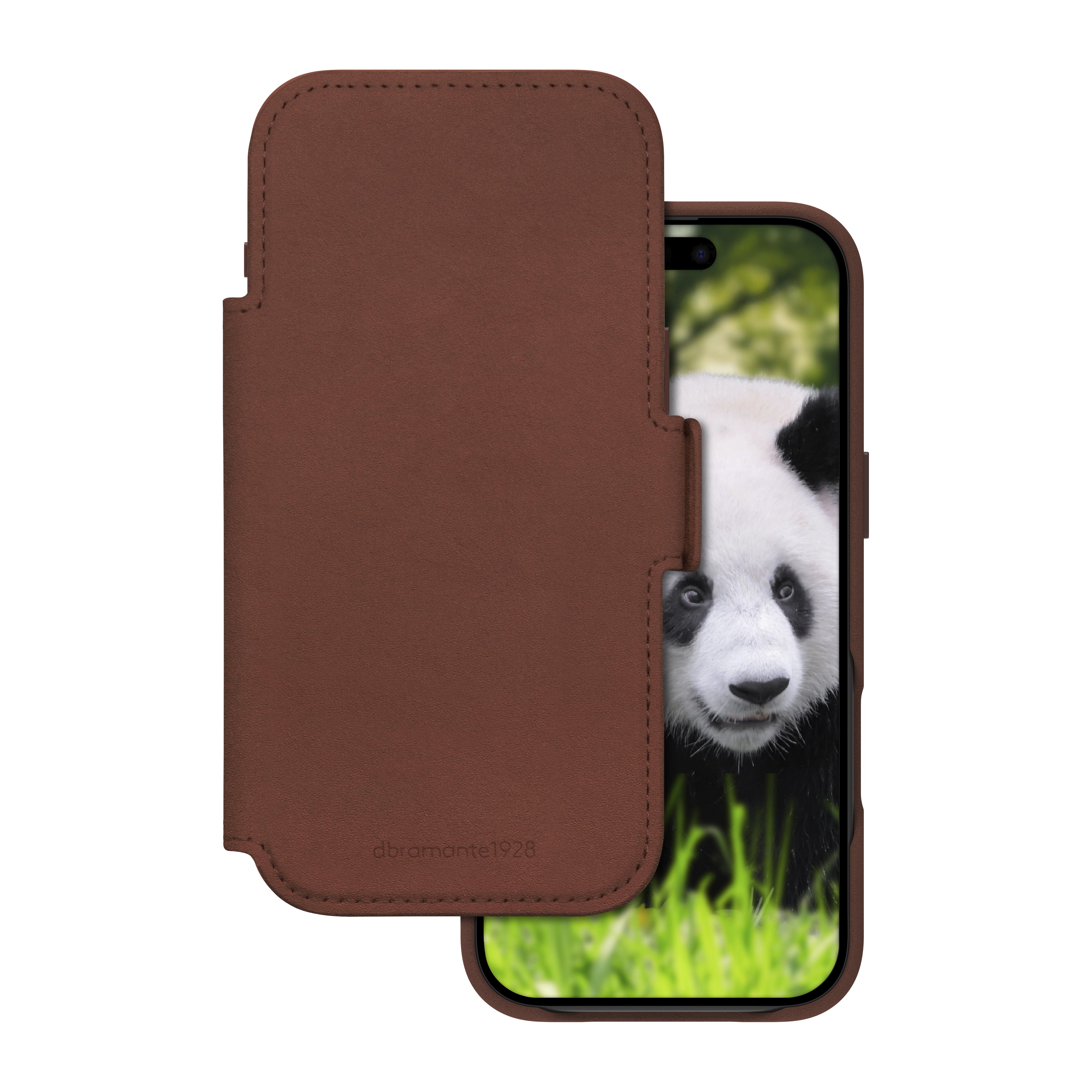 dbramante1928 Lynge MS mobile phone case Folio Tan