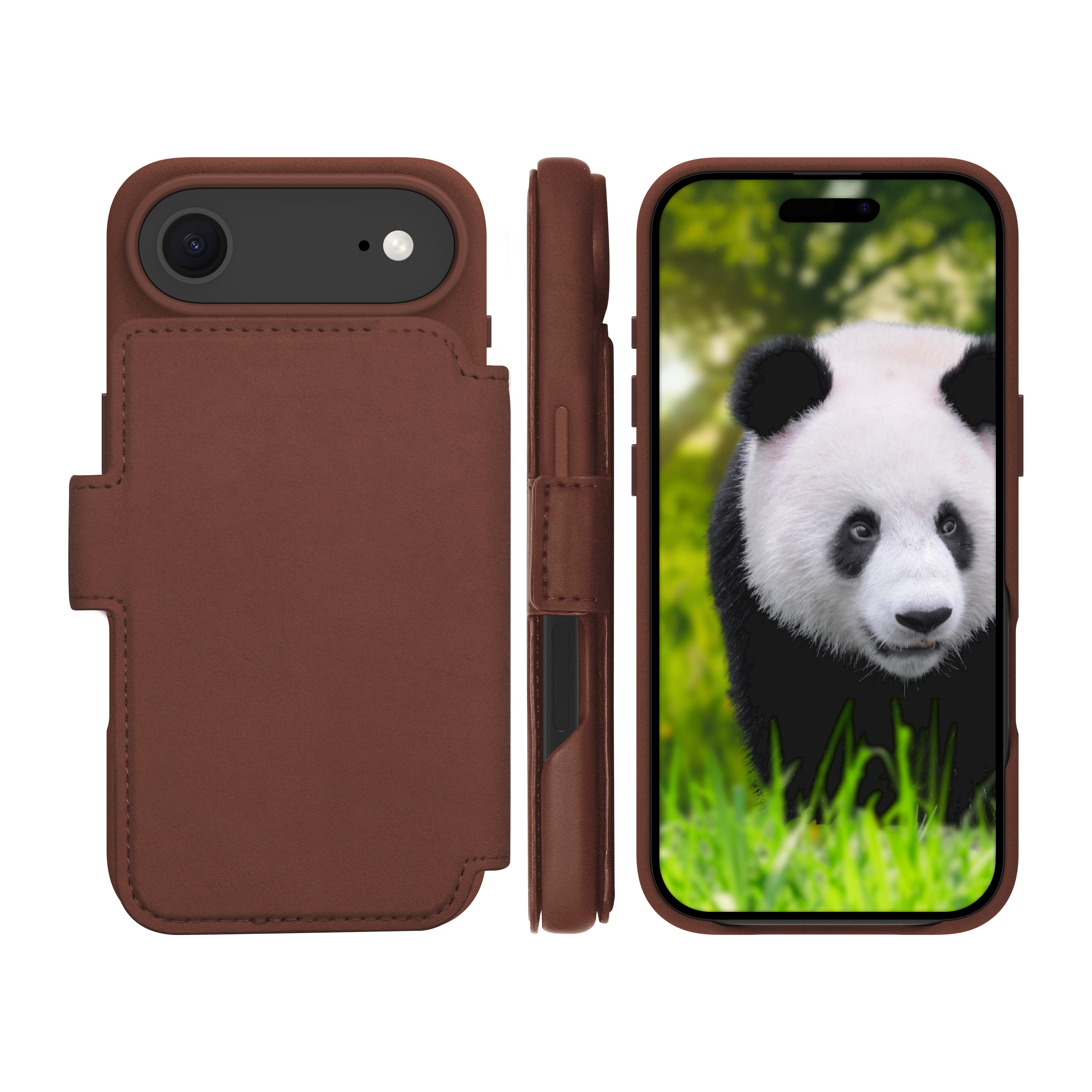 dbramante1928 Lynge MS mobile phone case Folio Tan