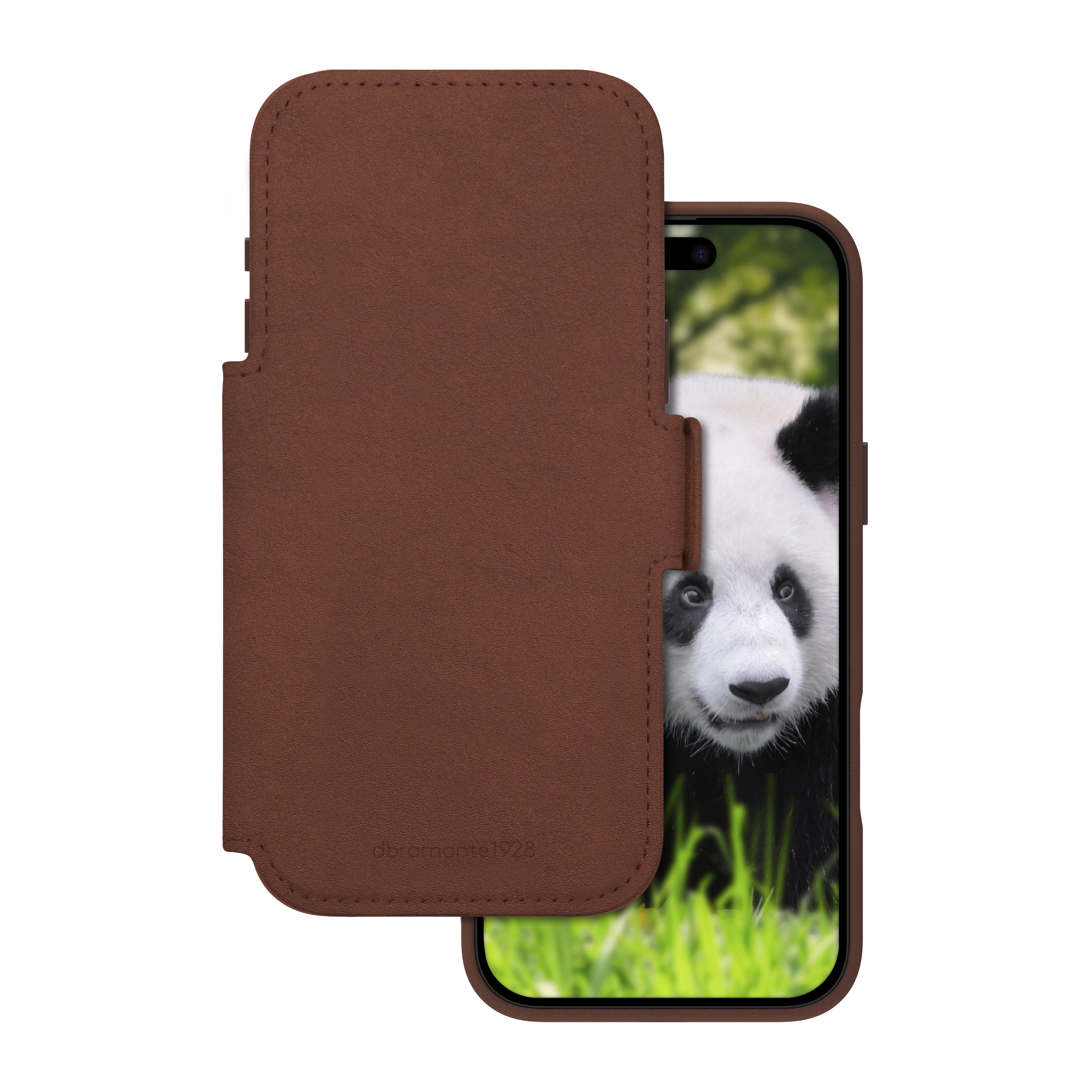dbramante1928 Lynge MS mobile phone case Folio Tan