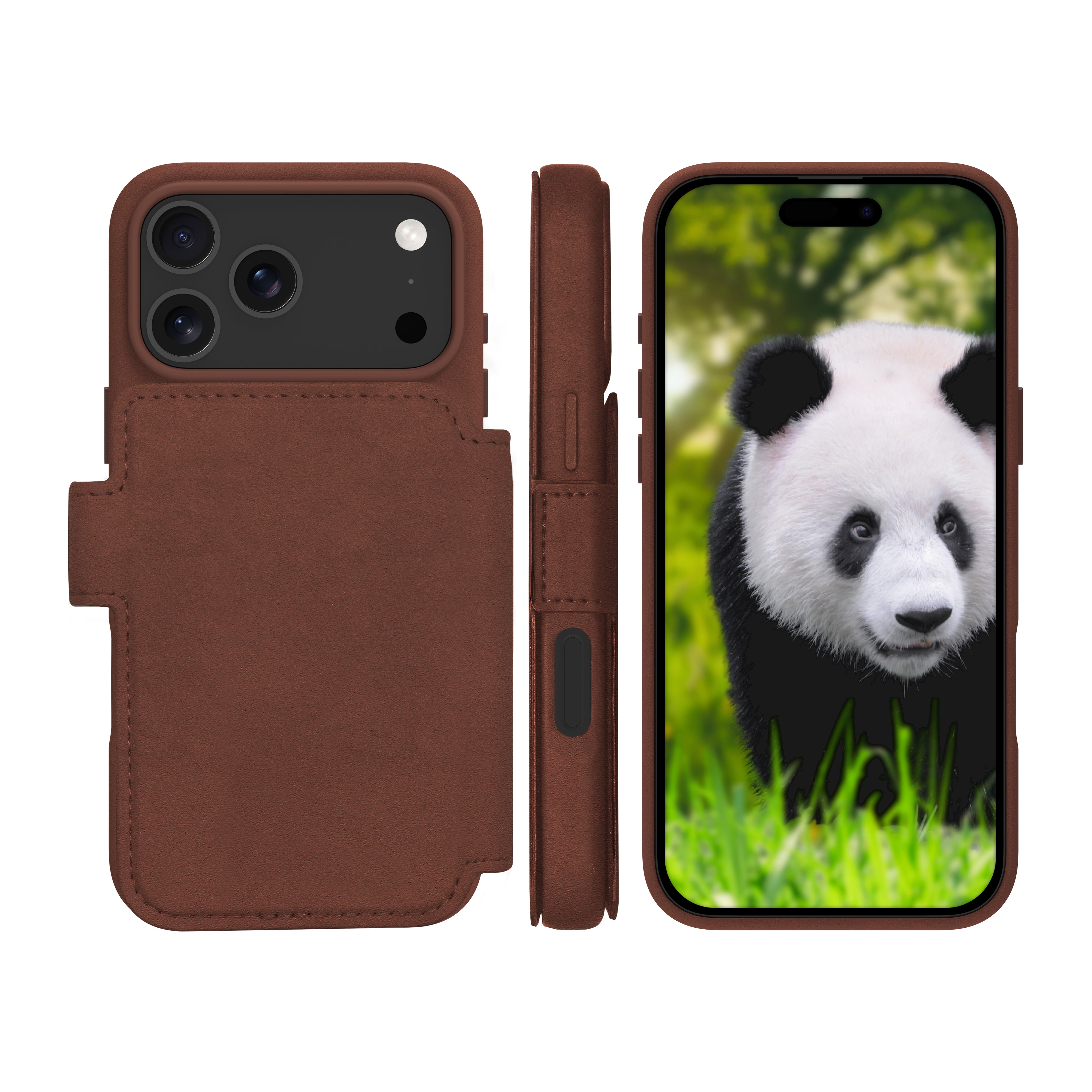 dbramante1928 Lynge MS mobile phone case Folio Tan