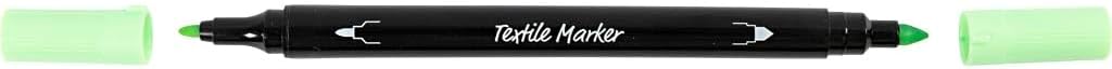 Textile markers, line 2,3+3,6 mm, pastel colours, 6 pc/ 1 pack
