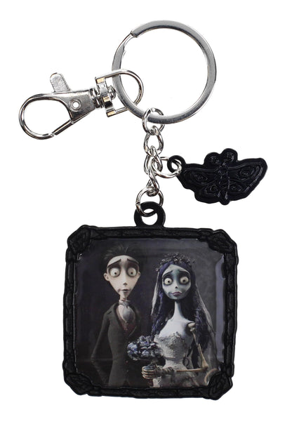 SD TOYS Schlüsselanhänger aus Metall für die Hochzeit der Braut (Corpse Bride), silber, S, Vintage