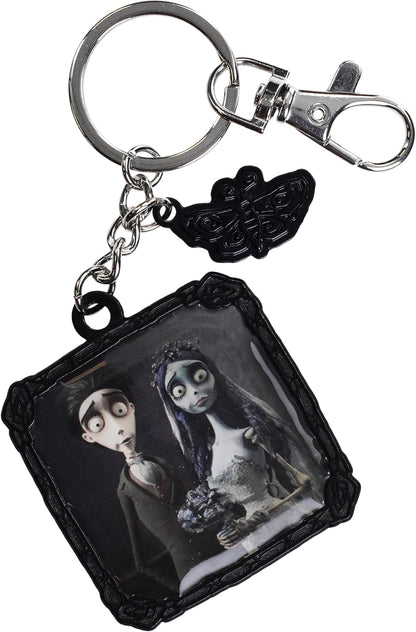 SD TOYS Schlüsselanhänger aus Metall für die Hochzeit der Braut (Corpse Bride), silber, S, Vintage