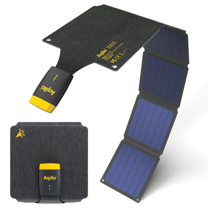 Aqiila - Sunbird P21 - Foldable Solar Charger With Usb-C Port