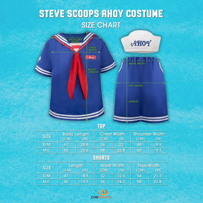 Cinereplicas Stranger Things - Costume Scoops Ahoy - Licence officielle