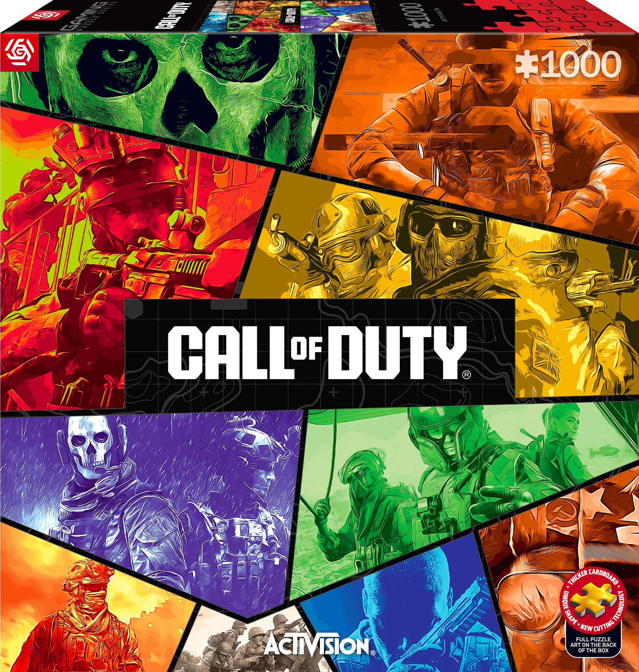 Good Loot Puzzle Gaming Call of Duty Operators Collage 1000 Pieces