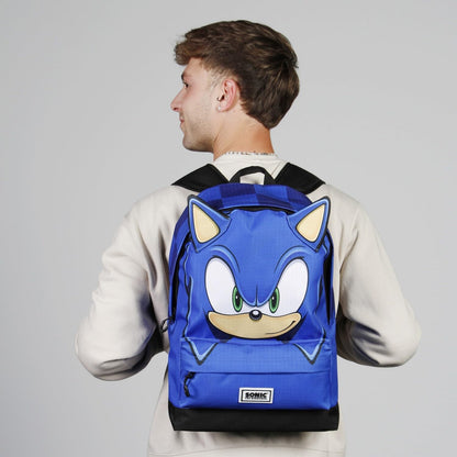 Sega-Sonic Sight-Fan Heady HS Rucksack, Blau, 31 x 44 cm, Kapazität 23 L