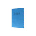 Collins - Edge Rainbow - 2026 12 Month Calendar Year Planner, Day-To-Page with 1/2 Hourly Appointments Diary, A5 Soft Cover - Blue (ED151.U57-26