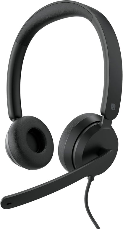 Incase Modern USB-C Headset - Designed by Microsoft - Wired USB-C Connection, On-Ear Stereo Headphones, Noise Cancelling Mic & Volume Controls, Teams Certified, Optimized Mic & Speakers - Mac/Windows