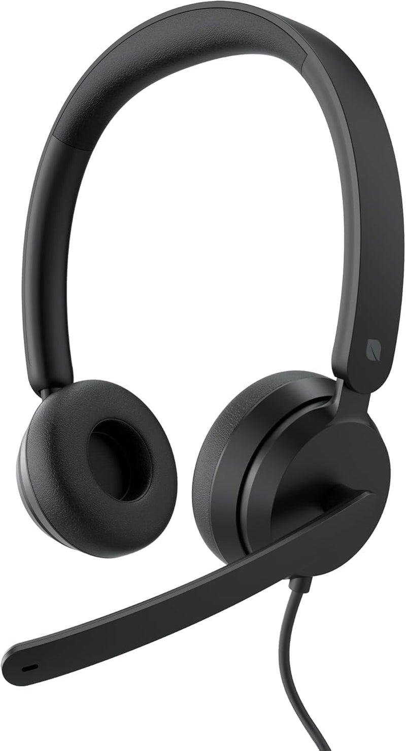 Incase Modern USB-C Headset - Designed by Microsoft - Wired USB-C Connection, On-Ear Stereo Headphones, Noise Cancelling Mic & Volume Controls, Teams Certified, Optimized Mic & Speakers - Mac/Windows
