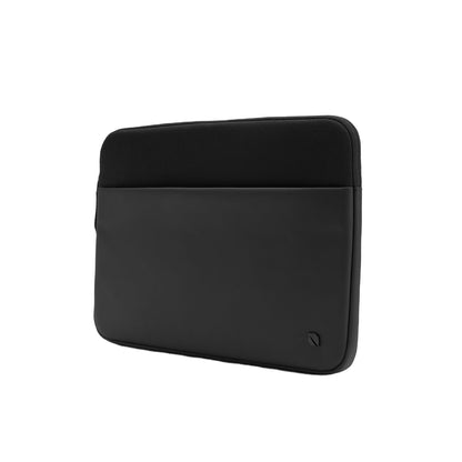 Incase A.R.C. Sleeve with ReSpun 100% Recycled Polyester - 14" MacBook/Laptops & iPad/Tablet Case - Cushioned Faux Fur Lining, External Zippered Slip Pocket (Black, Most 14" Laptops