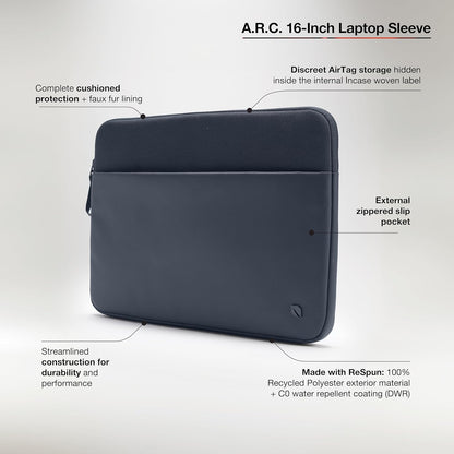 A.R.C. Sleeve For 16In Laptop Navy