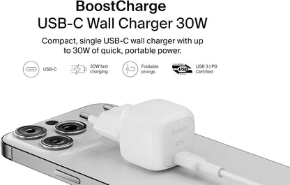 Compact Usb-C Wall Charger 30W