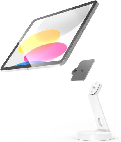 Compulocks GlideTab Universal Tablet Holder - Anti-Theft, Secure & Durable Aluminum Tablet Holder for Retail Shops, Cafes, Offices and Public Spaces - White