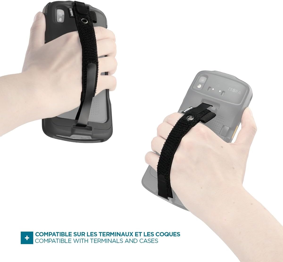 MOBILIS Universal Elastic Grip Tab with Stylus Holder