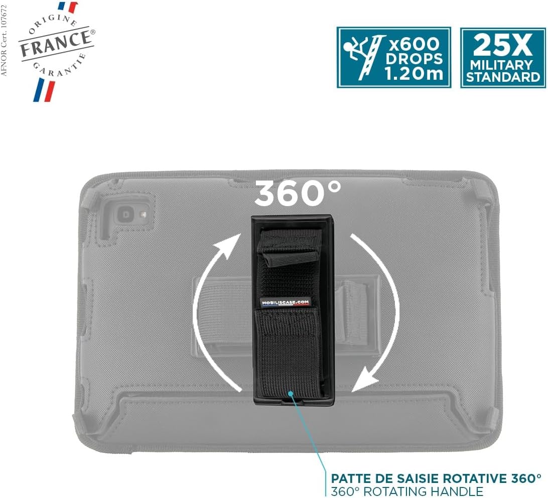 Mobilis Protective Case for Tablet Zebra ET40 - ET45 8 Inch Black