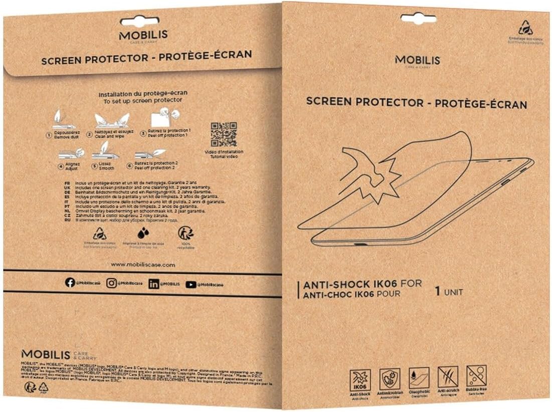 Screen Protector Anti-Shock Ik06 - Clear For Zebra Et60 - Et