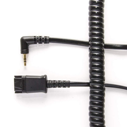 2.5Mm Audio Jack / Plx Qd Cable Connects Hdset / Phone Handsets