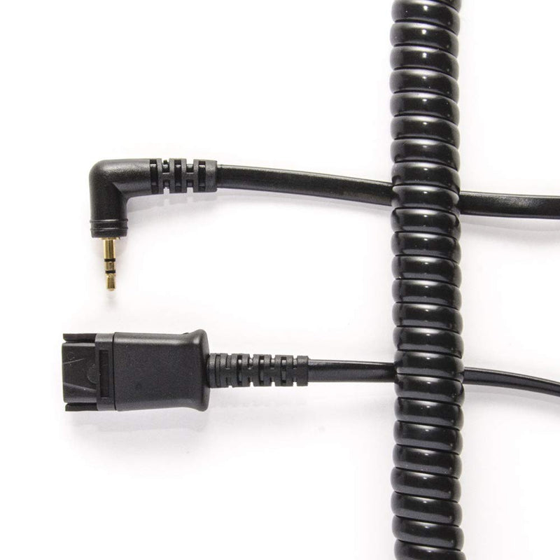 2.5Mm Audio Jack / Plx Qd Cable Connects Hdset / Phone Handsets