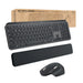 Logitech MX Keys Combo for Business | Gen 2, Full Size Wireless Keyboard and Wireless Mouse, QWERTY Spanish - Grey