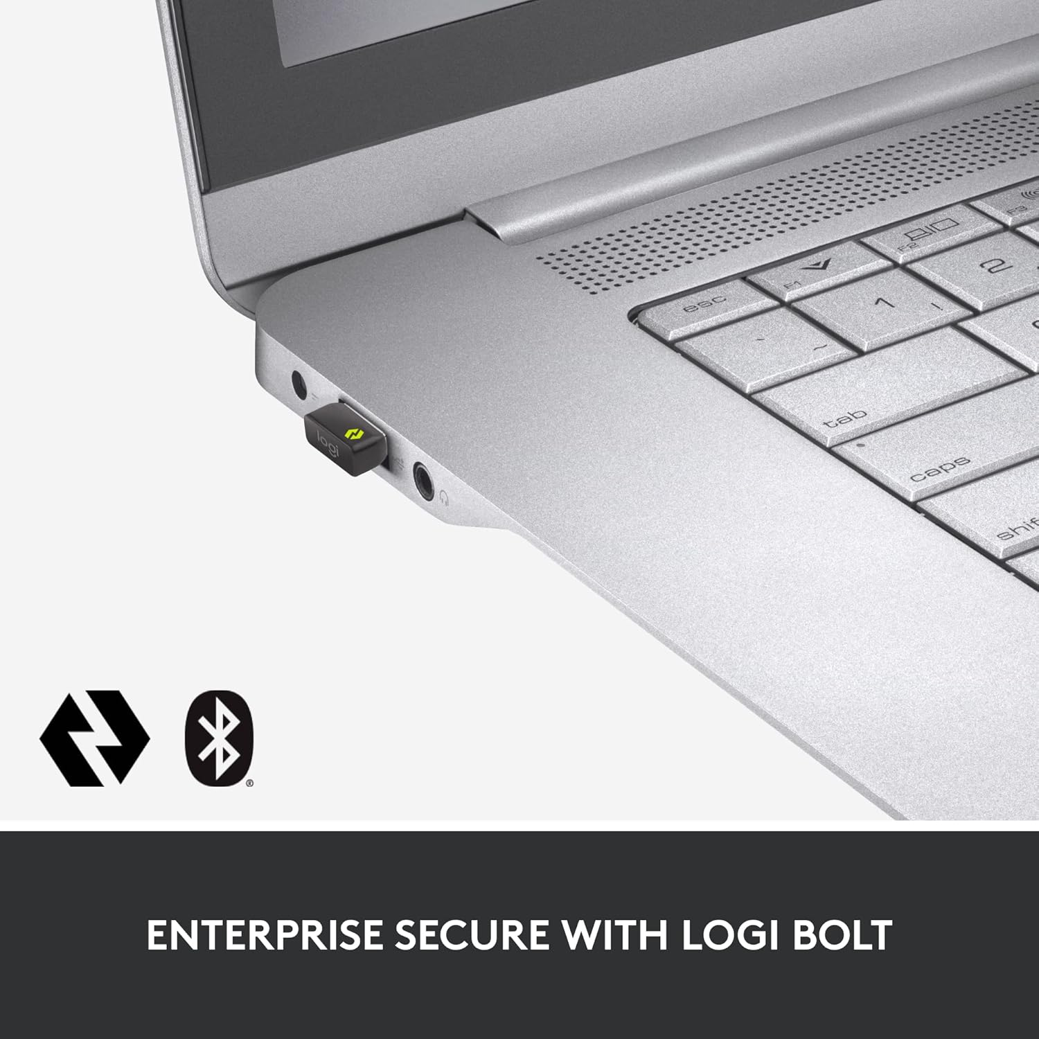 Logitech MX Keys Combo for Business | Gen 2, Full Size Wireless Keyboard and Wireless Mouse, QWERTY Spanish - Grey