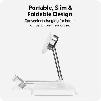 Hyper - Hyperjuice Qi2 4 In 1 Charging Stand - White