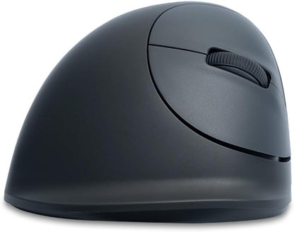 R-Go HE Basic ergonomic mouse, wireless Bluetooth 5.0, Rechargeable, Vertical design, 1600DPI and 3 Buttons, Prevents tennis elbow/RSI arm, For Windows/Mac - Black