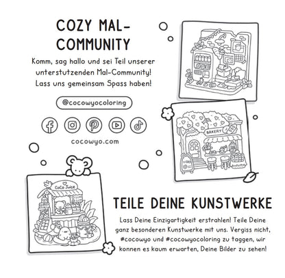 Cozy Corner: Malbuch für Erwachsene, Teenager und Kinder (Cozy Spaces Coloring) (Cozy Malbücher, Band 3