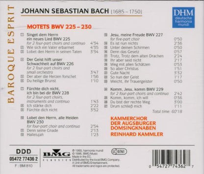 Bach, J.S.: Motets Bwv 225-230