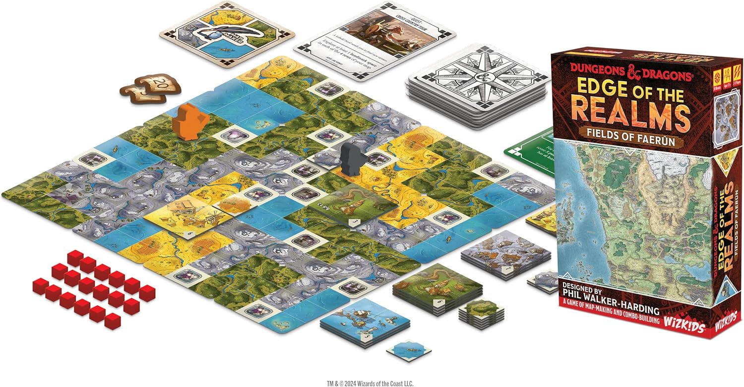 Dungeons & Dragons: Edge of The Realms | Board Game | DND Map Making and Combo Building