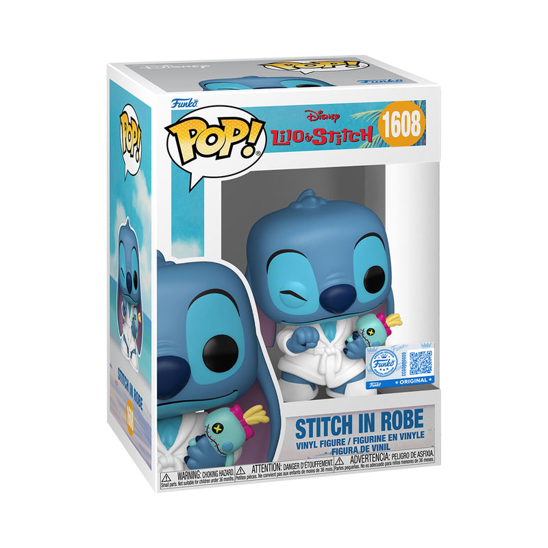 Funko Pop! Disney: Lilo & Stitch - Stitch In Robe - Collectable Vinyl Figure - Gift Idea - Official Merchandise - Toys for Kids & Adults - Movies Fans - Model Figure for Collectors