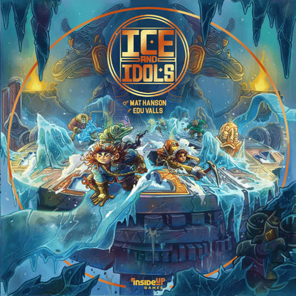 Inside Up Games Ice and Idols | Unique Pick Up and Deliver, Dynamic Board Manipulation, and Tactical Gameplay | for 2 to 4 Players | 45-60 Minute Playtime