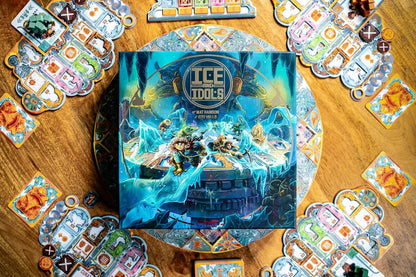 Inside Up Games Ice and Idols | Unique Pick Up and Deliver, Dynamic Board Manipulation, and Tactical Gameplay | for 2 to 4 Players | 45-60 Minute Playtime