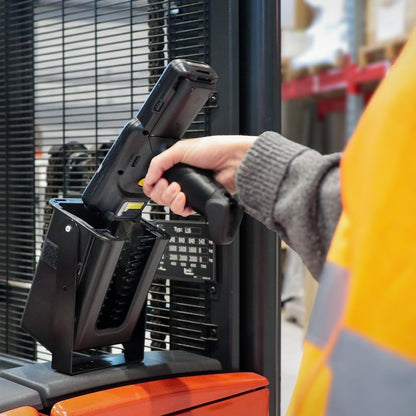 Mobilis Holster for pistol grip devices to screw on forklift - Easy access system - Made in France