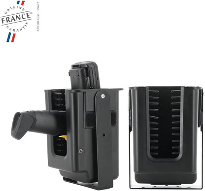 Mobilis Holster for pistol grip devices to screw on forklift - Easy access system - Made in France