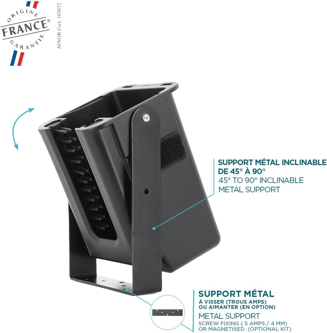 Mobilis Holster for pistol grip devices to screw on forklift - Easy access system - Made in France