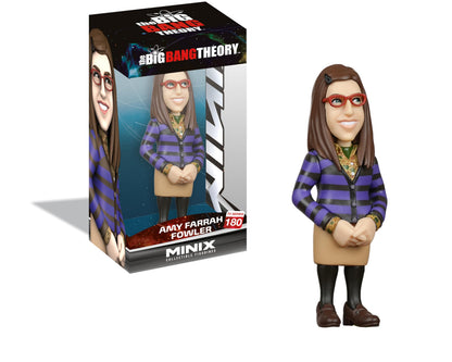 BANDAI - Minix Figura da collezione 12 cm - The Big Bang Theory - Amy Farrah Fowler - Collezionismo per esposizione - Idea regalo - Giocattoli per bambini e adulti - Fan del cinema (MN21178