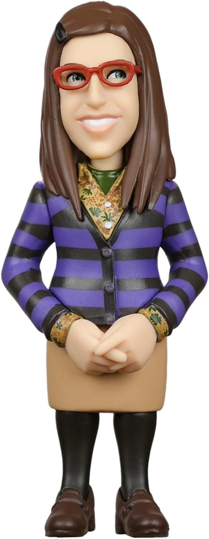 BANDAI - Minix Figura da collezione 12 cm - The Big Bang Theory - Amy Farrah Fowler - Collezionismo per esposizione - Idea regalo - Giocattoli per bambini e adulti - Fan del cinema (MN21178