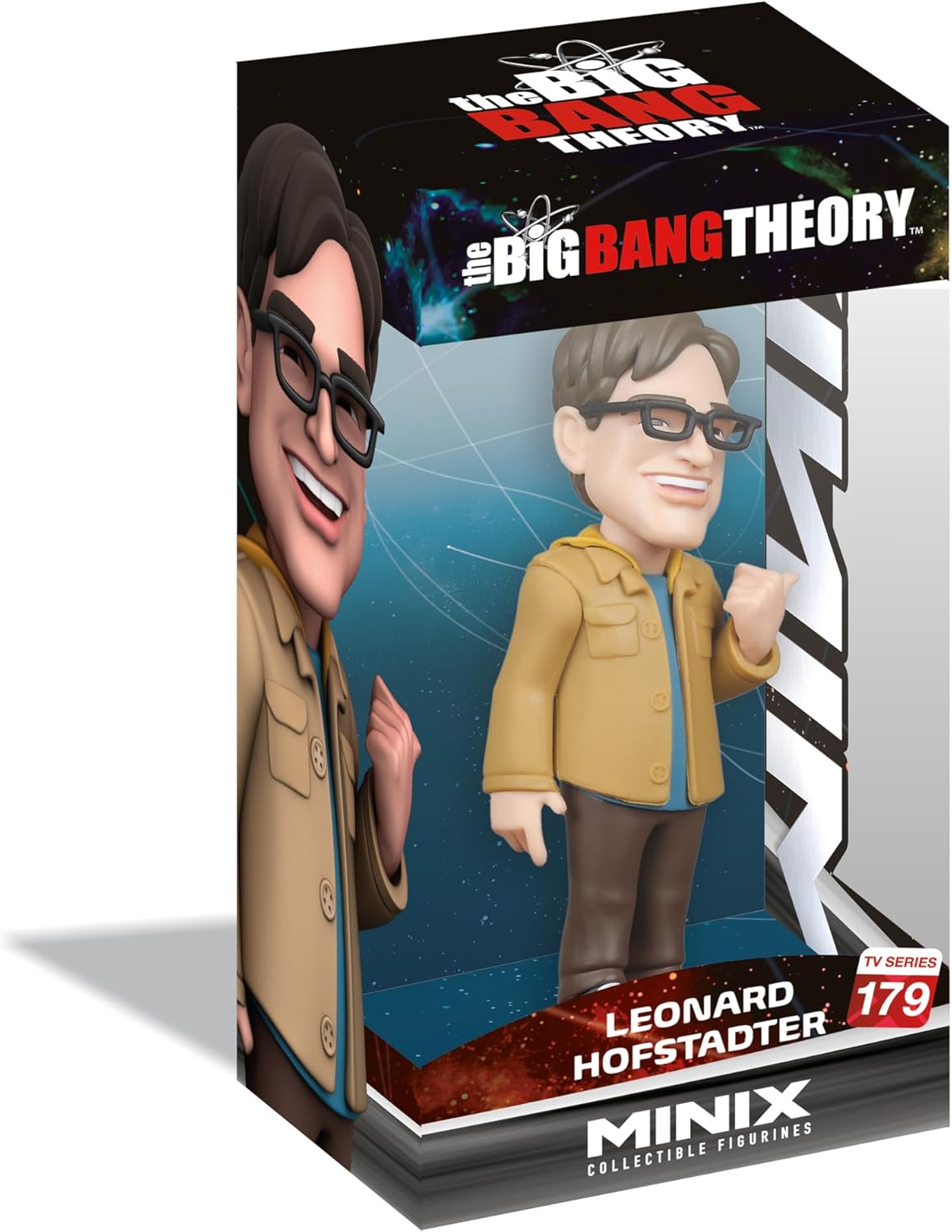 BANDAI - Minix Figura da collezione 12 cm - The Big Bang Theory - Leonard - Collezionismo per esposizione - Idea Regalo - Giocattoli per Bambini E Adulti - Fan del Cinema (MN21185