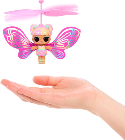 L.O.L. Surprise! Magic Flyers Fairies Tots - Flower Child - Incluye 1 Muñeca y una Varita, Incluye un Envase con Forma de Flor, Colecciona Las 2