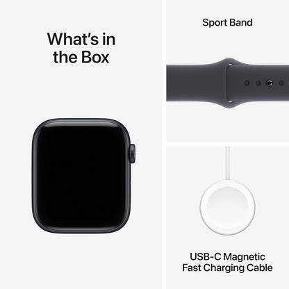 Apple Watch Se 3 Gps 44Mm Midnight Aluminium Case With Midnight Sport Band - M/L