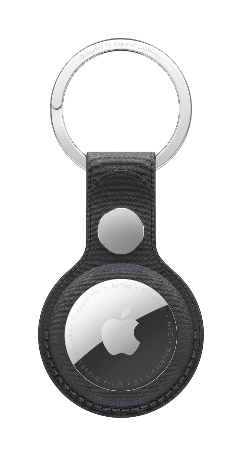 Apple - Case For Airtag - Stainless Steel, Microtwill - Black - For Airtag